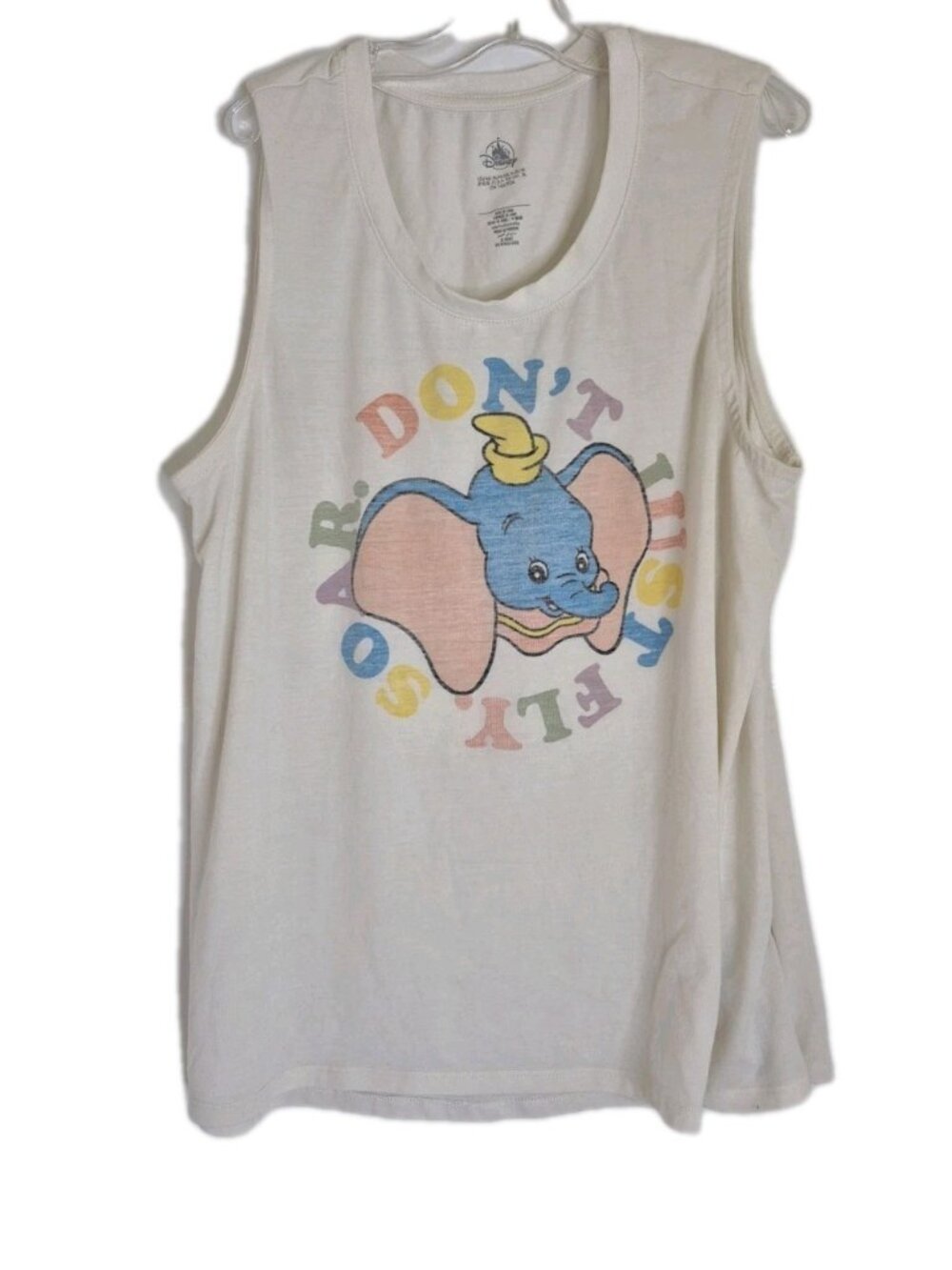 Disney Sleeveless Dumbo Tshirt Women's/Junior Size M